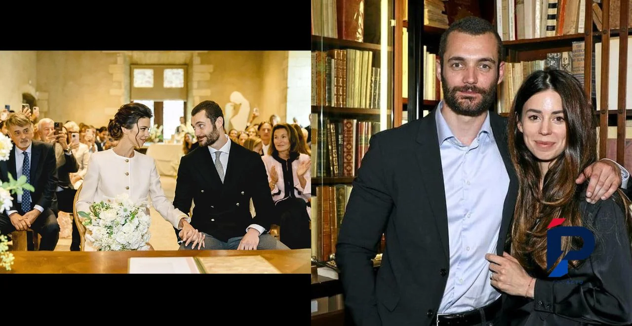 natali husic origine parents : Natali Husic et Louis Sarkozy lors de leur mariage à Gordes et dans un portrait public